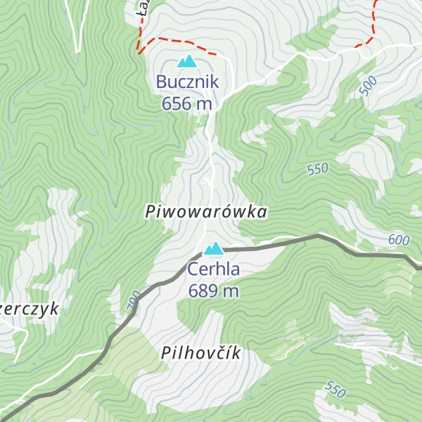 Map of Zielona Granica