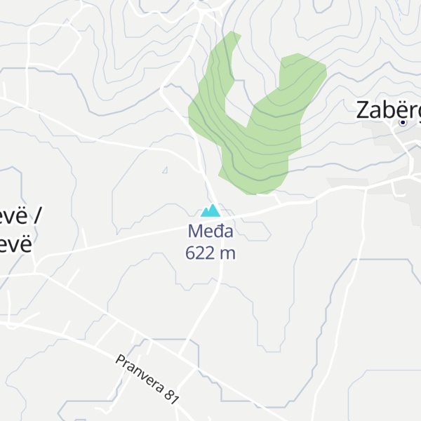 Map of Međa