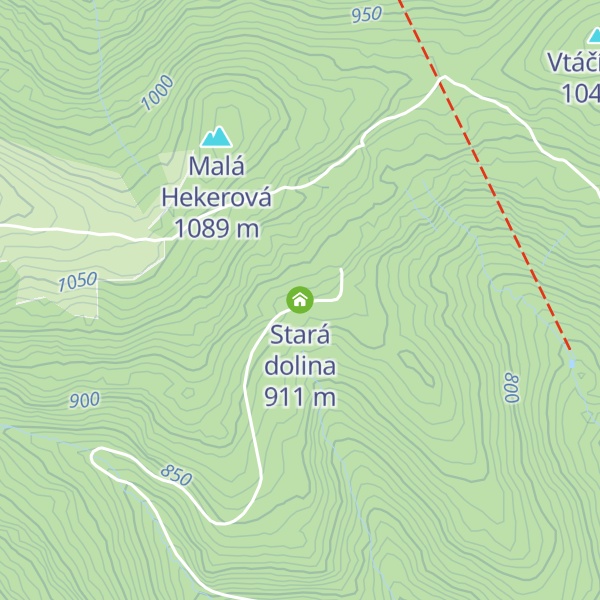 Map of Stará dolina