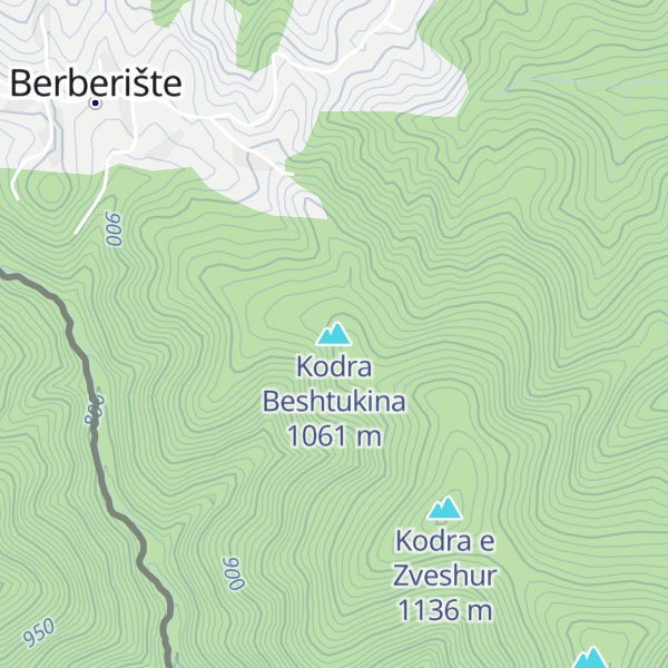 Map of Kodra Beshtukina