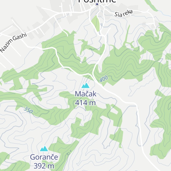Map of Mačak