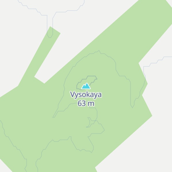 Map of Vysokaya