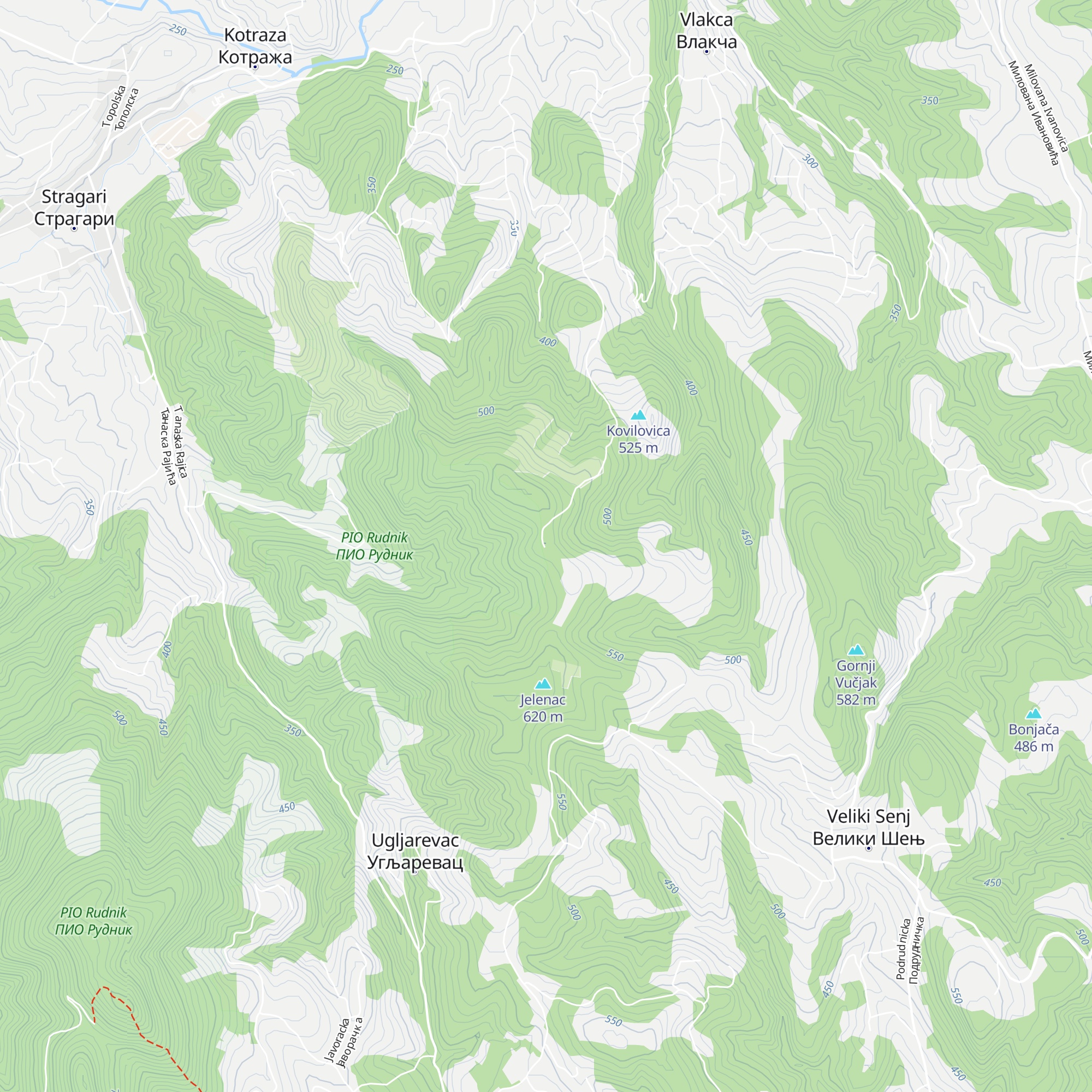 Lovački dom Vlakča map