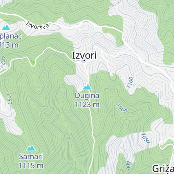 Map of Dugina