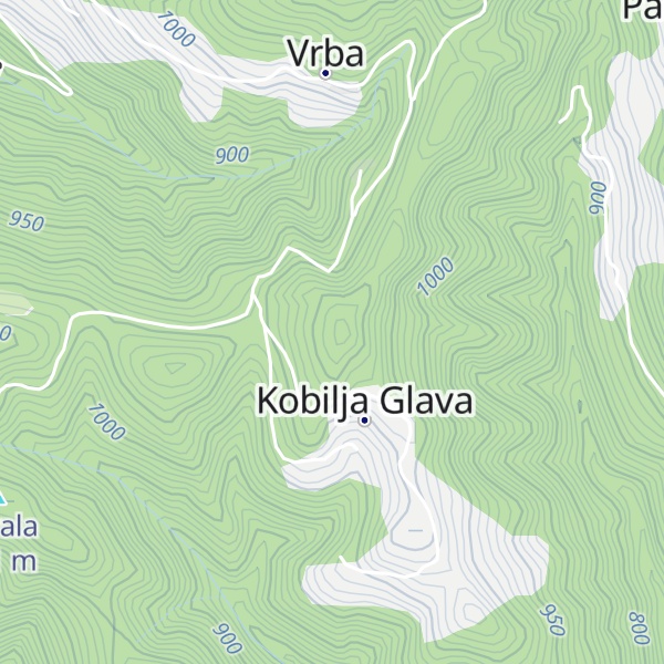 Map of Kragovski zapis
