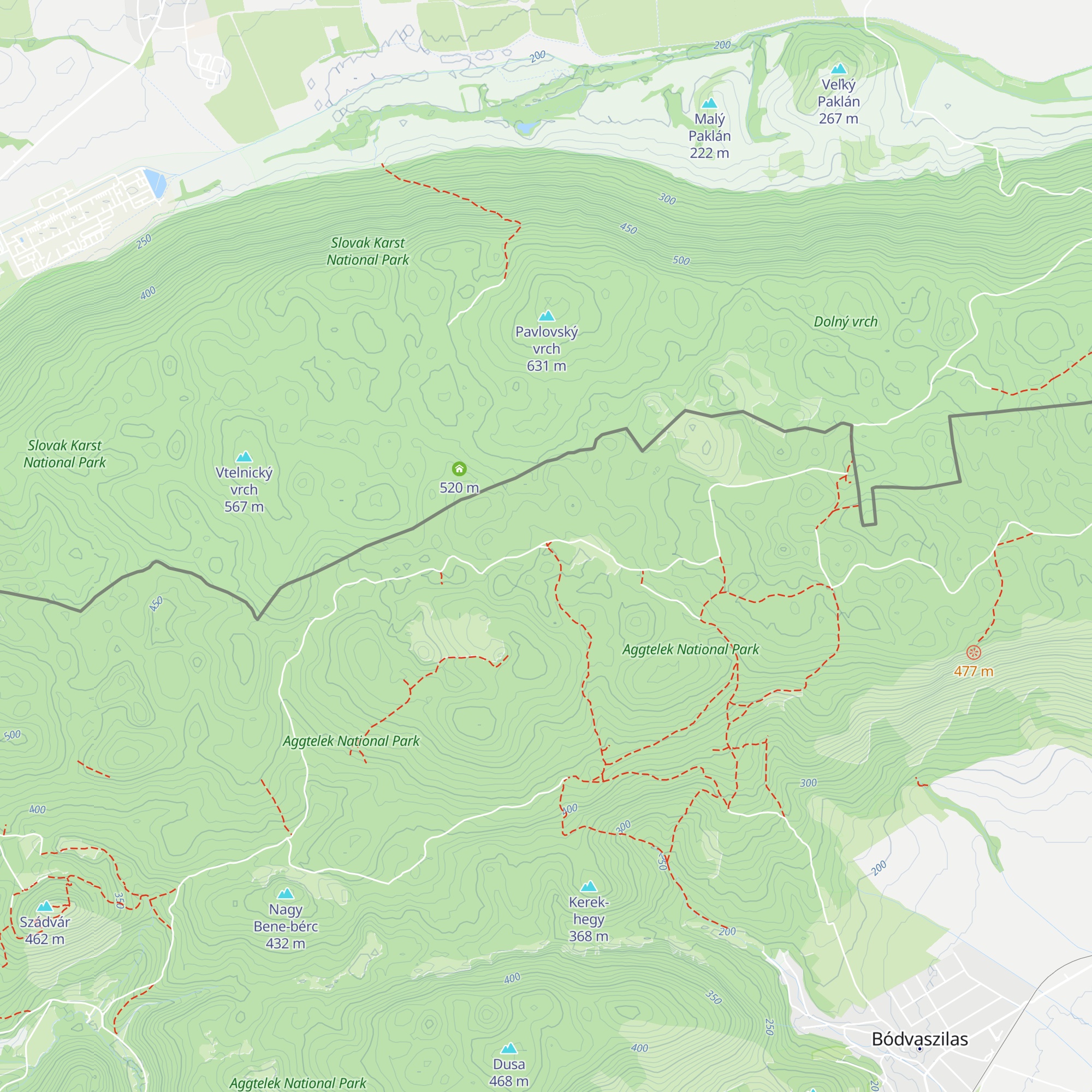 Szabópallagi vadászház map