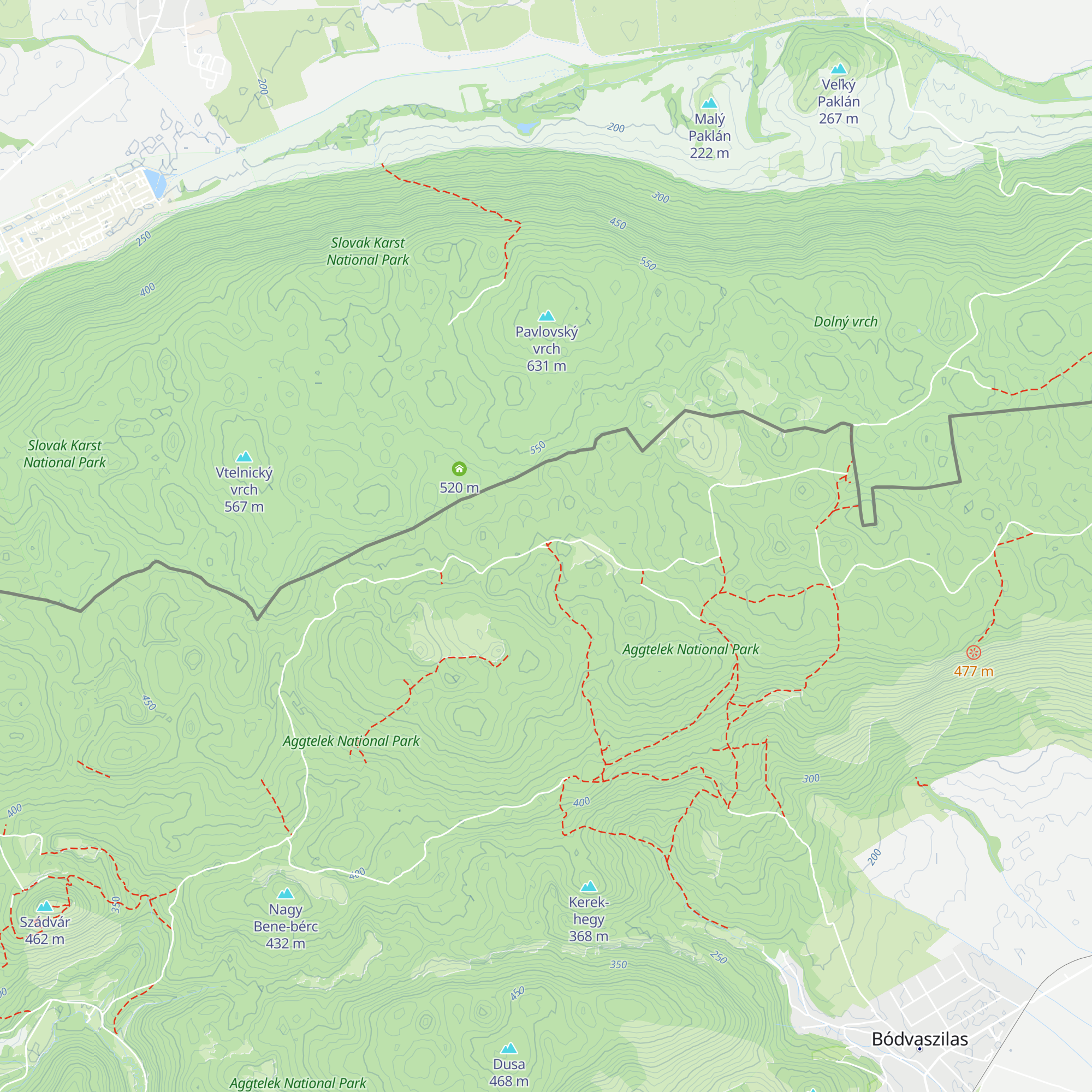 Szabópallagi vadászház map