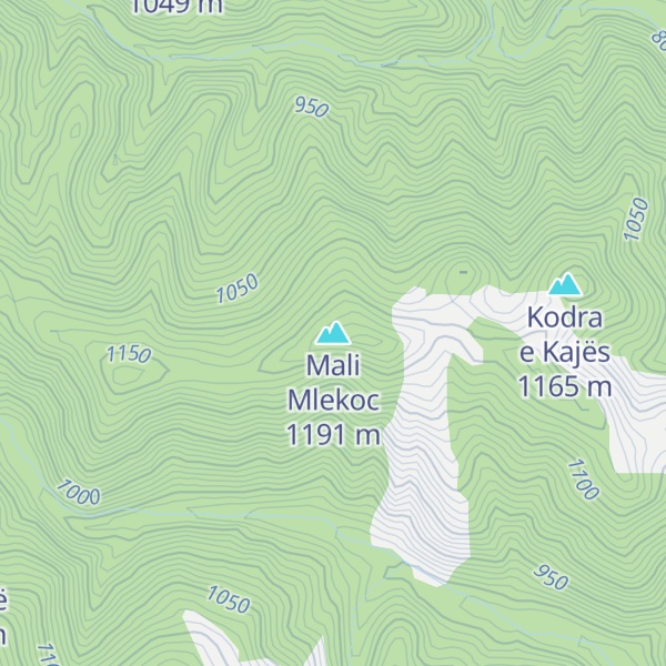 Map of Mali Mlekoc