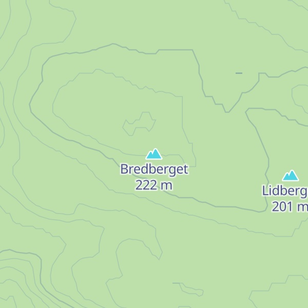Map of Bredberget