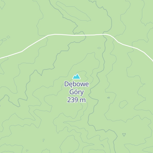 Map of Dębowe Góry