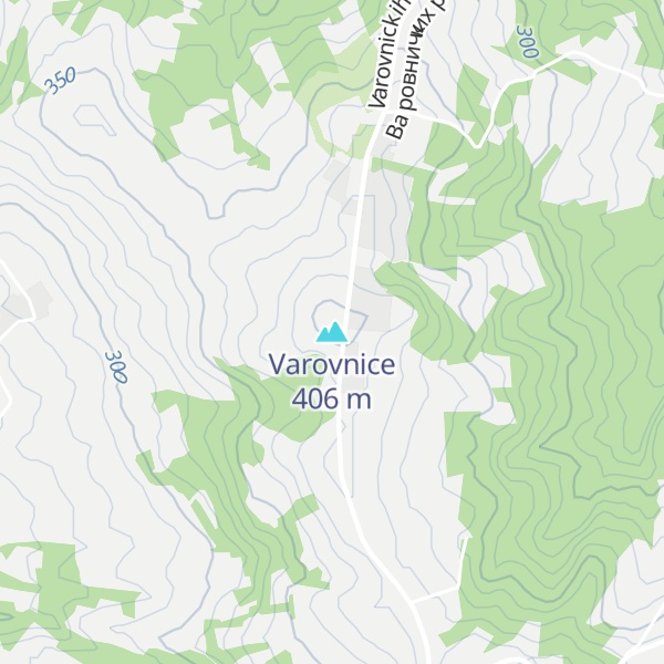 Map of Varovnice