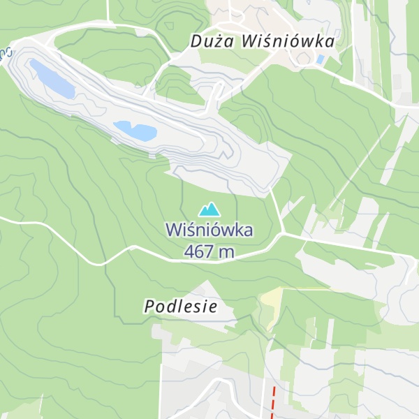 Map of Wiśniówka