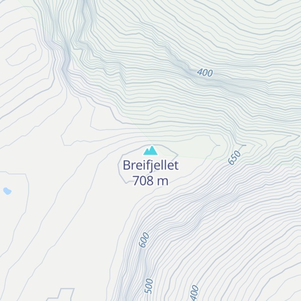 Map of Breifjellet