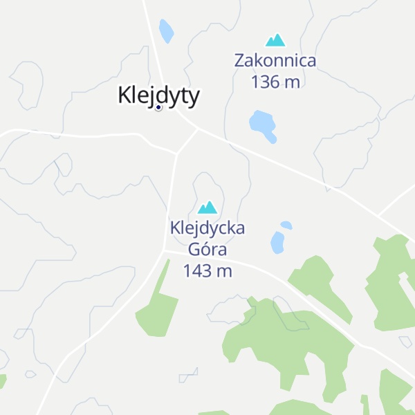 Map of Klejdycka Góra