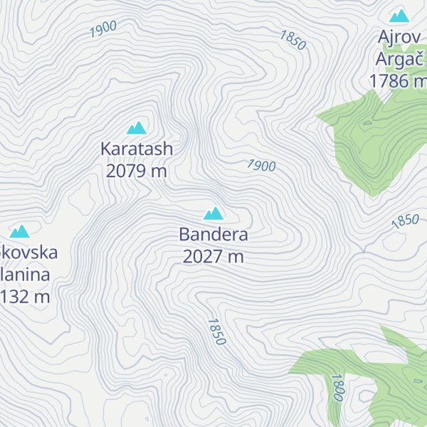 Map of Bandera