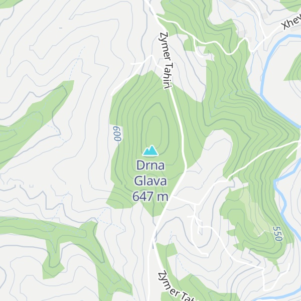 Map of Drna Glava