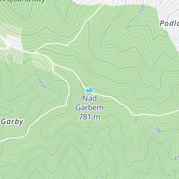 Map of Nad Garbem
