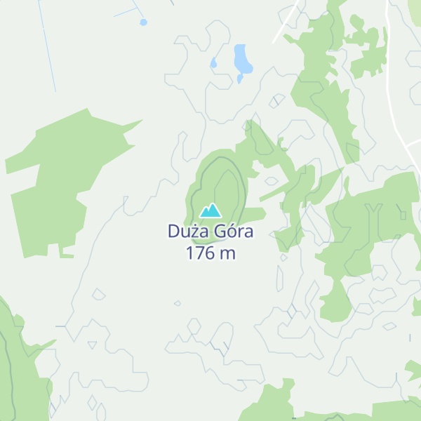 Map of Duża Góra