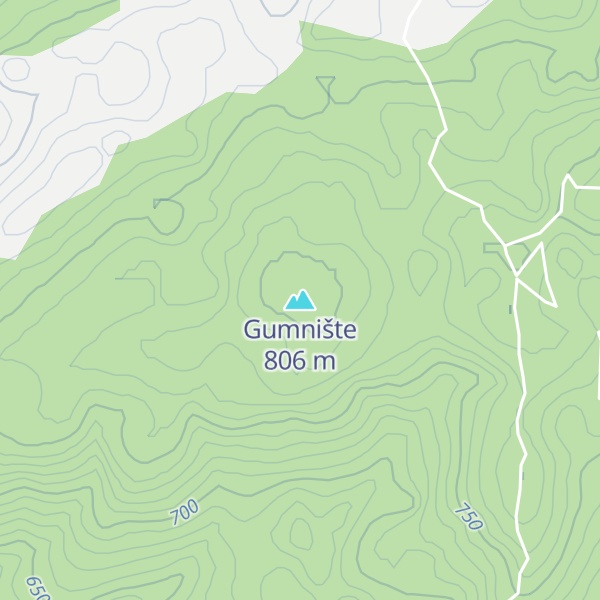 Map of Gumnište