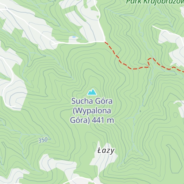 Map of Sucha Góra (Wypalona Góra)