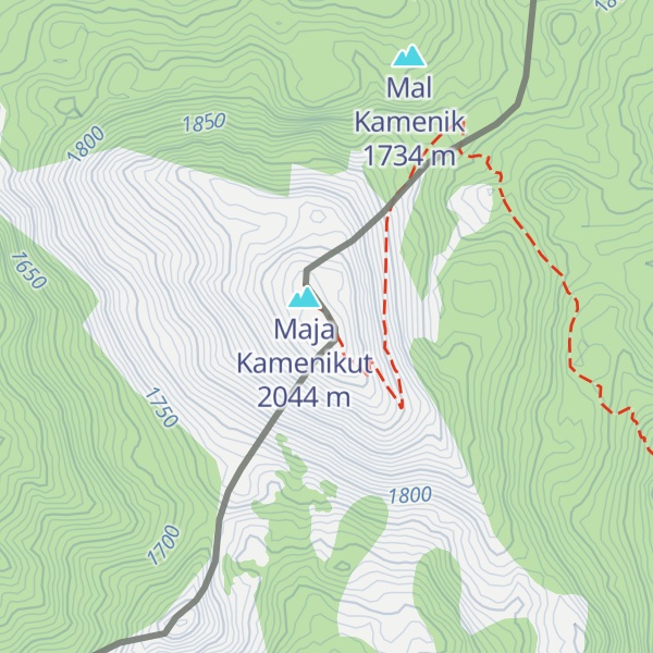 Map of Kamenik