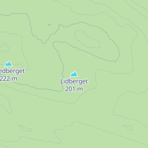 Map of Lidberget