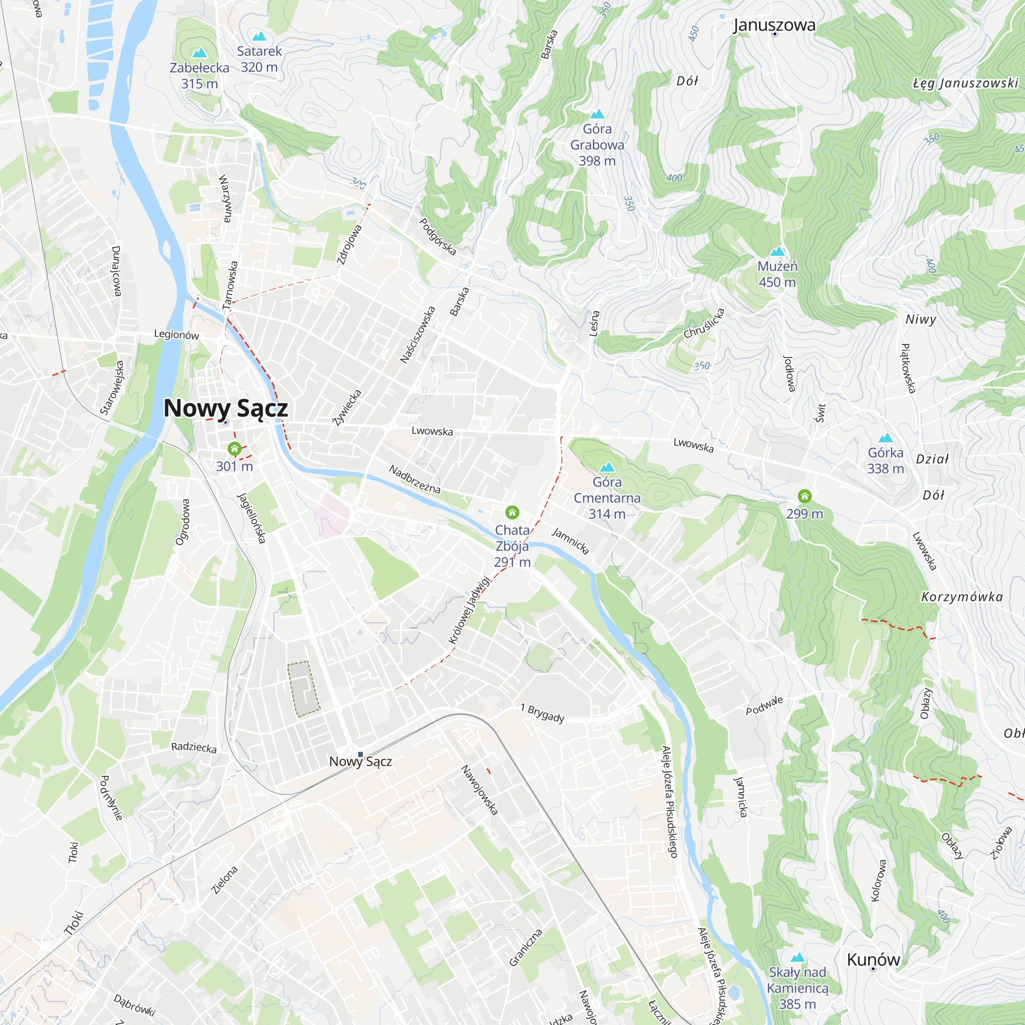 Chata Zbója map