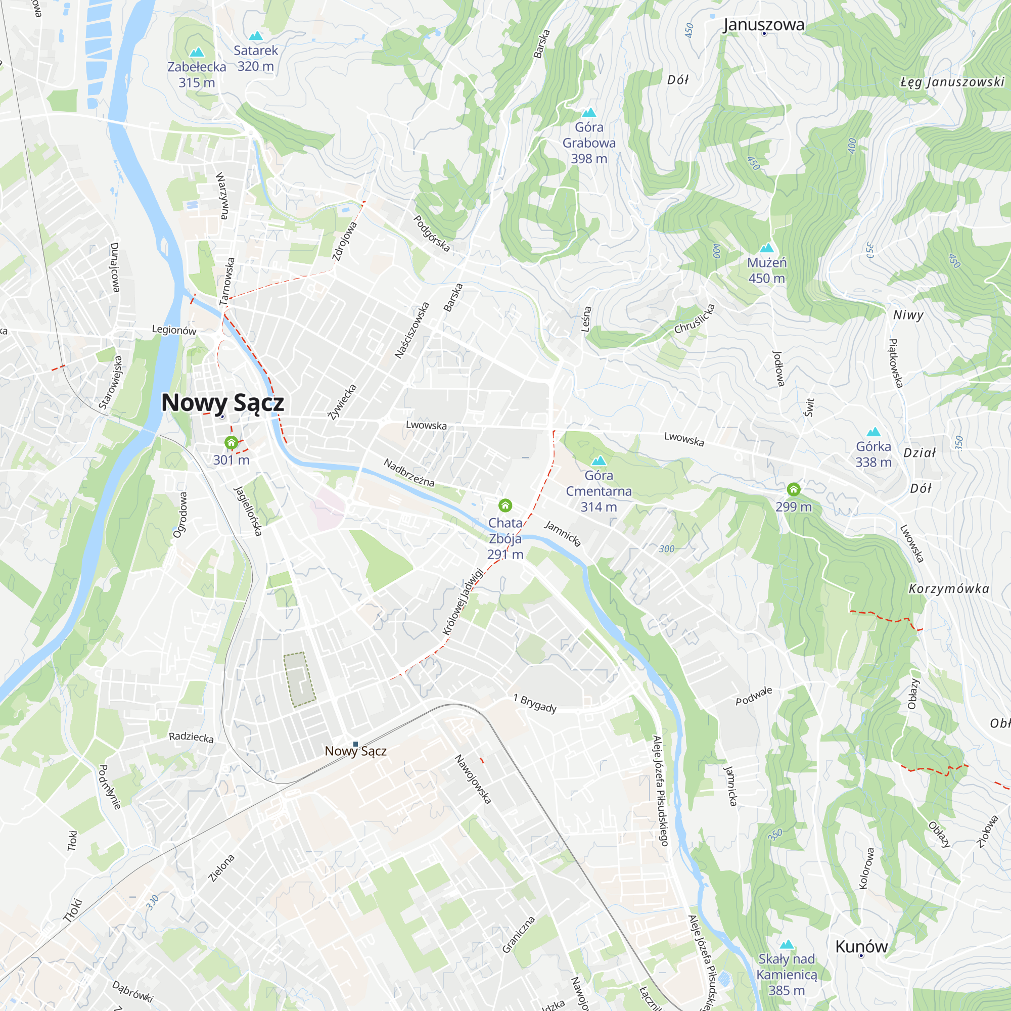Chata Zbója map