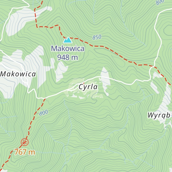 Map of Schronisko "Cyrla"