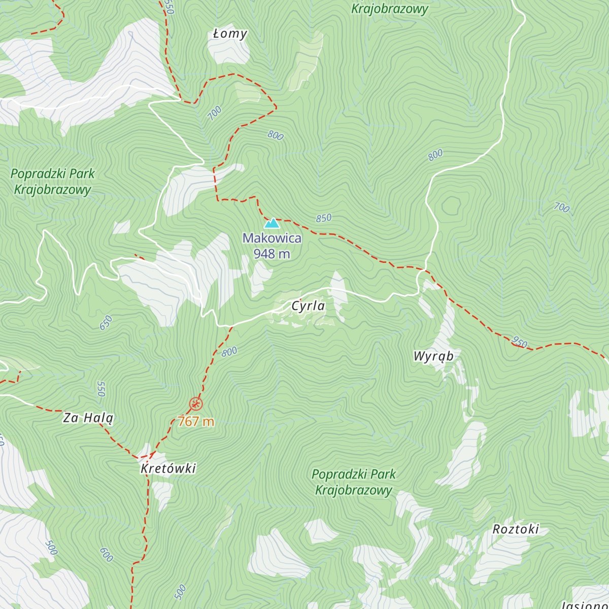 Schronisko "Cyrla" map