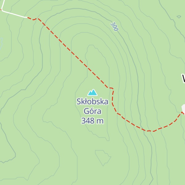 Map of Skłobska Góra