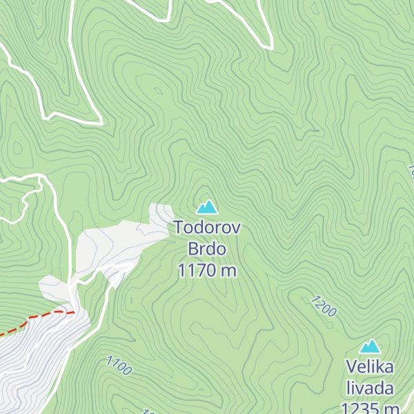 Map of Todorov Brdo