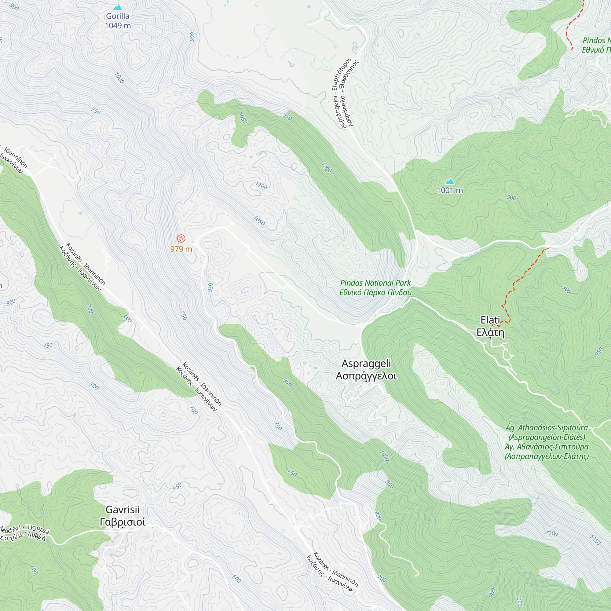 Information Center of Aspraggeli map