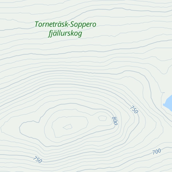 Map of Vittangivaara