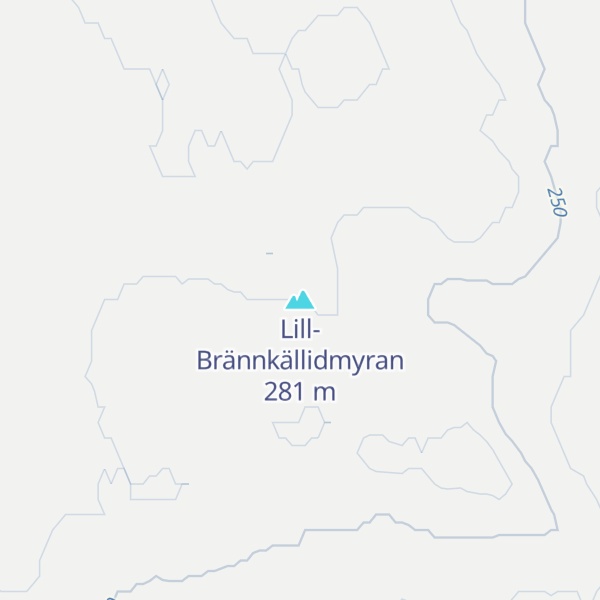 Map of Lill-Brännkällidmyran