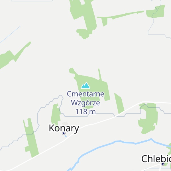Map of Cmentarne Wzgórze