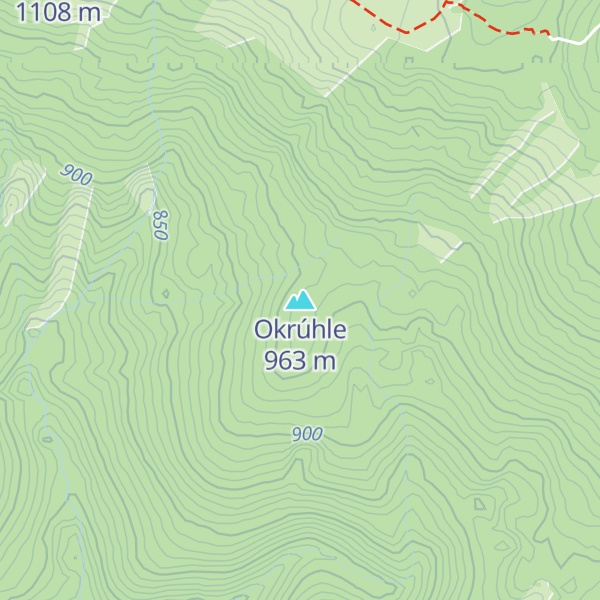 Map of Okrúhle