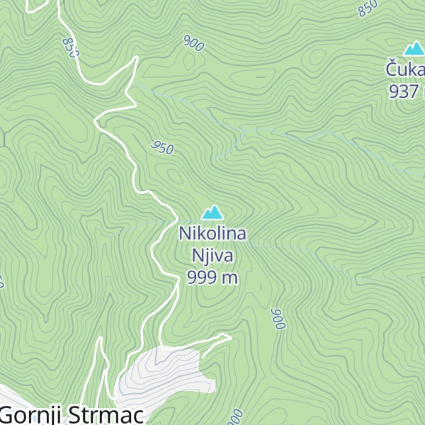 Map of Nikolina Njiva