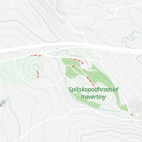 Map of Krížová hora