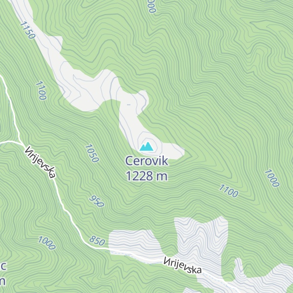 Map of Cerovik