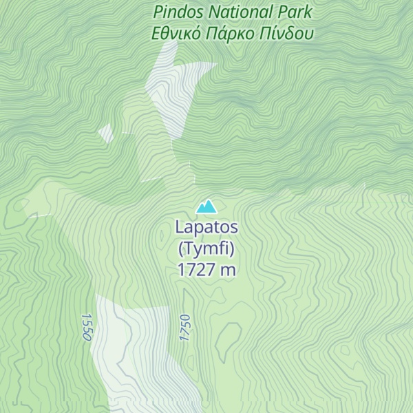 Map of Lapatos (Tymfi)