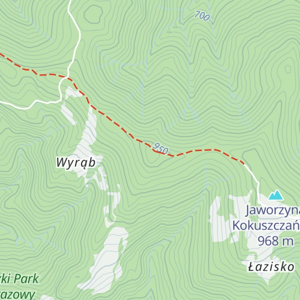 Map of Zadnie Góry