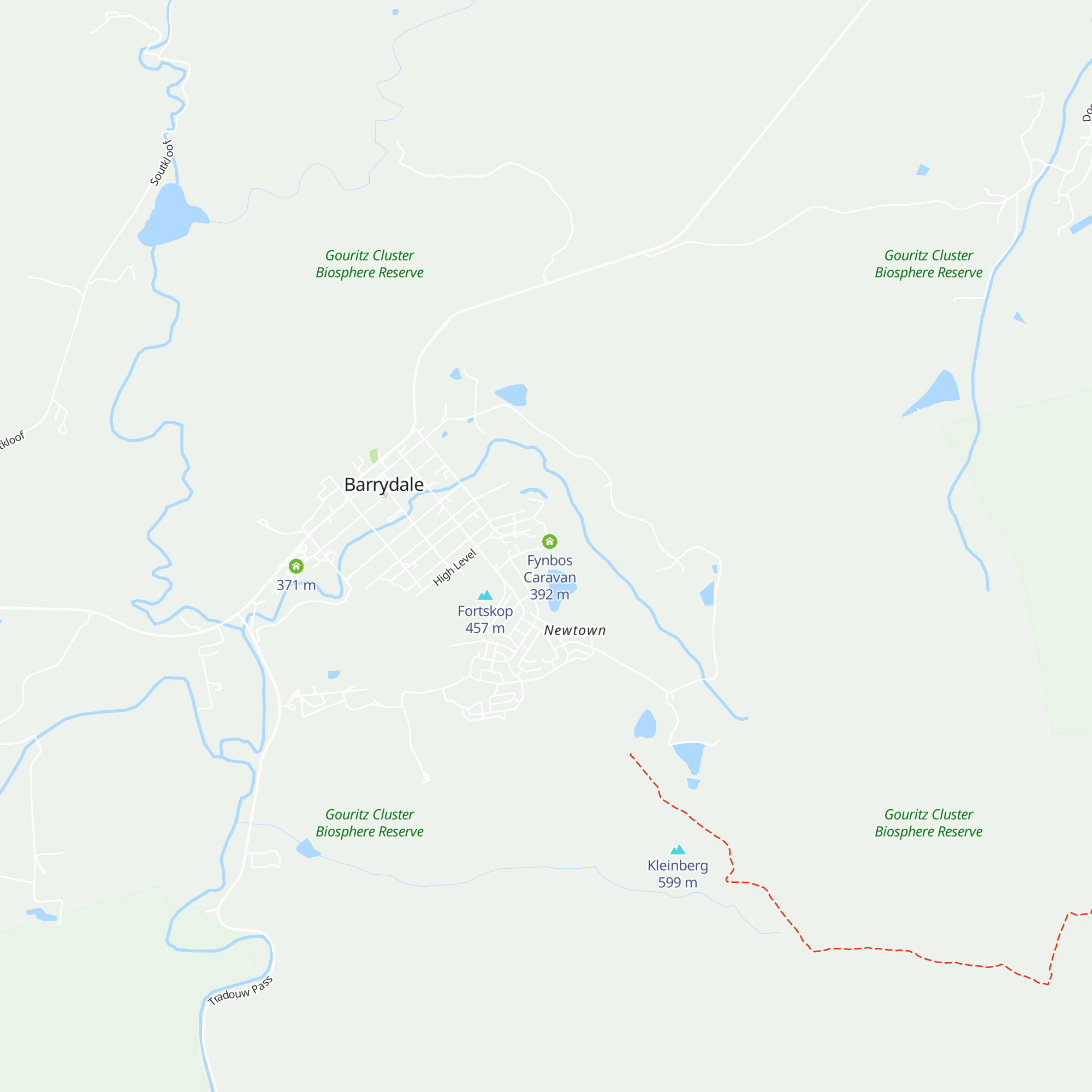 Wooden Cabin Accomidation map