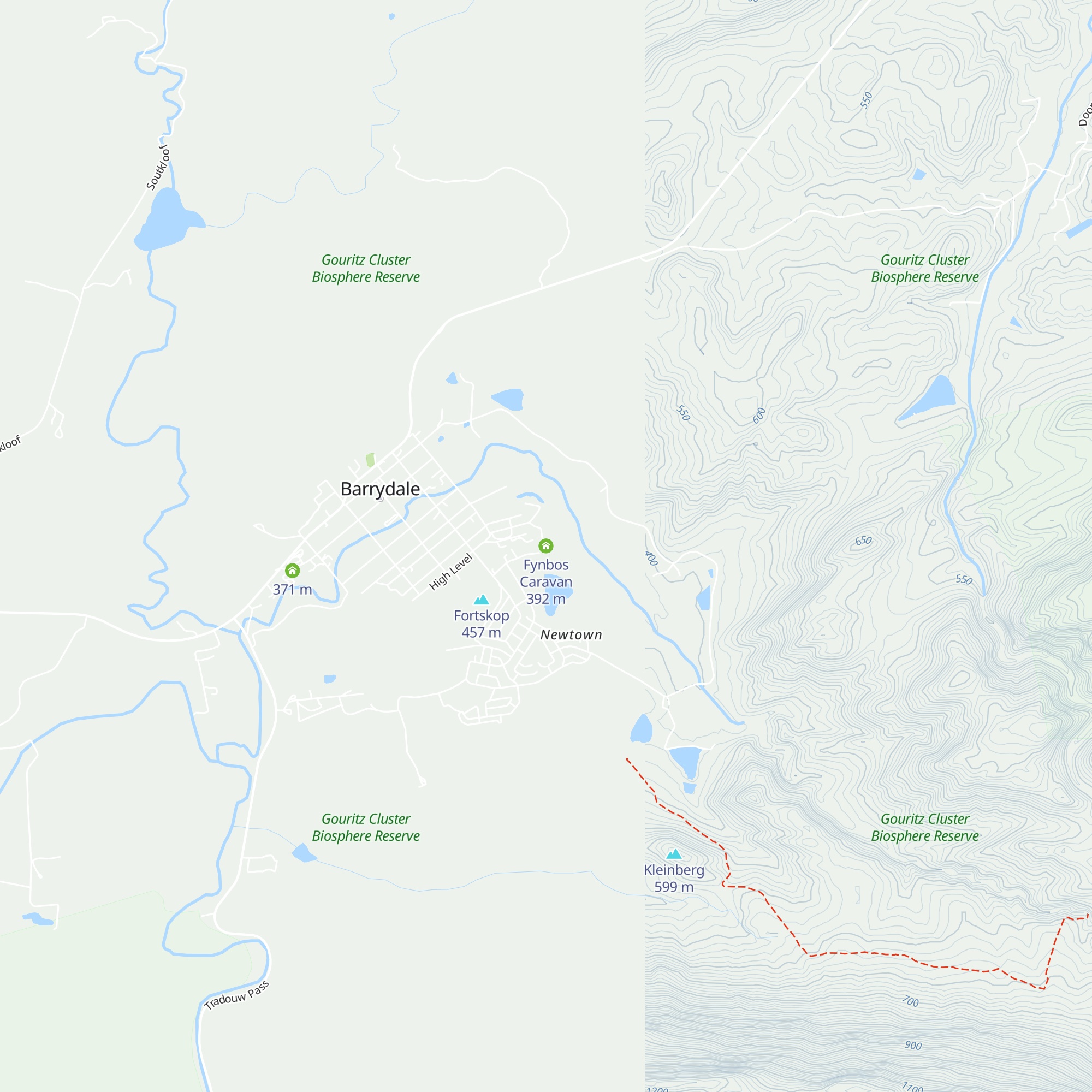 Fynbos Caravan map