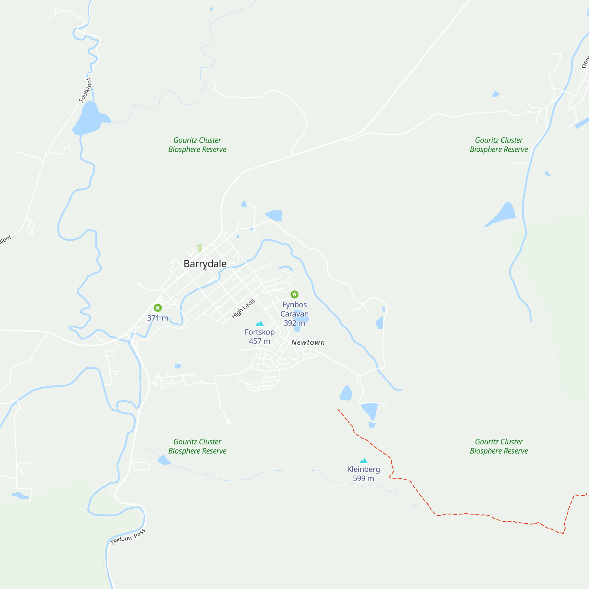 Fynbos Caravan map