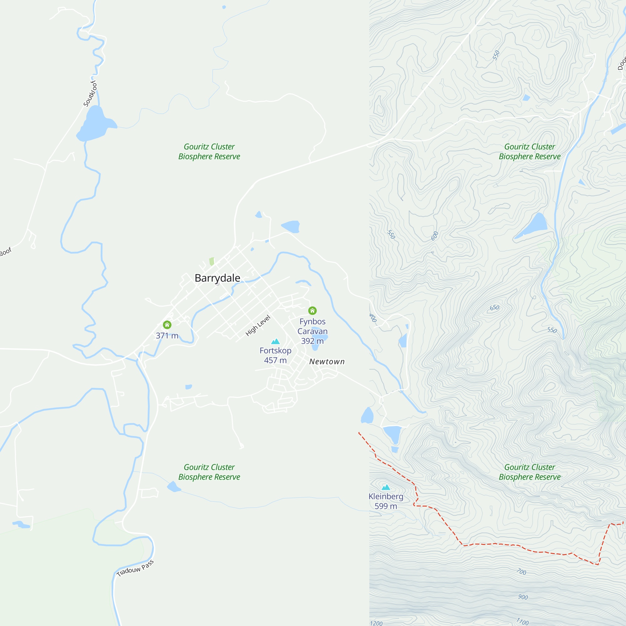 Bamboo Caravan Accomidation map