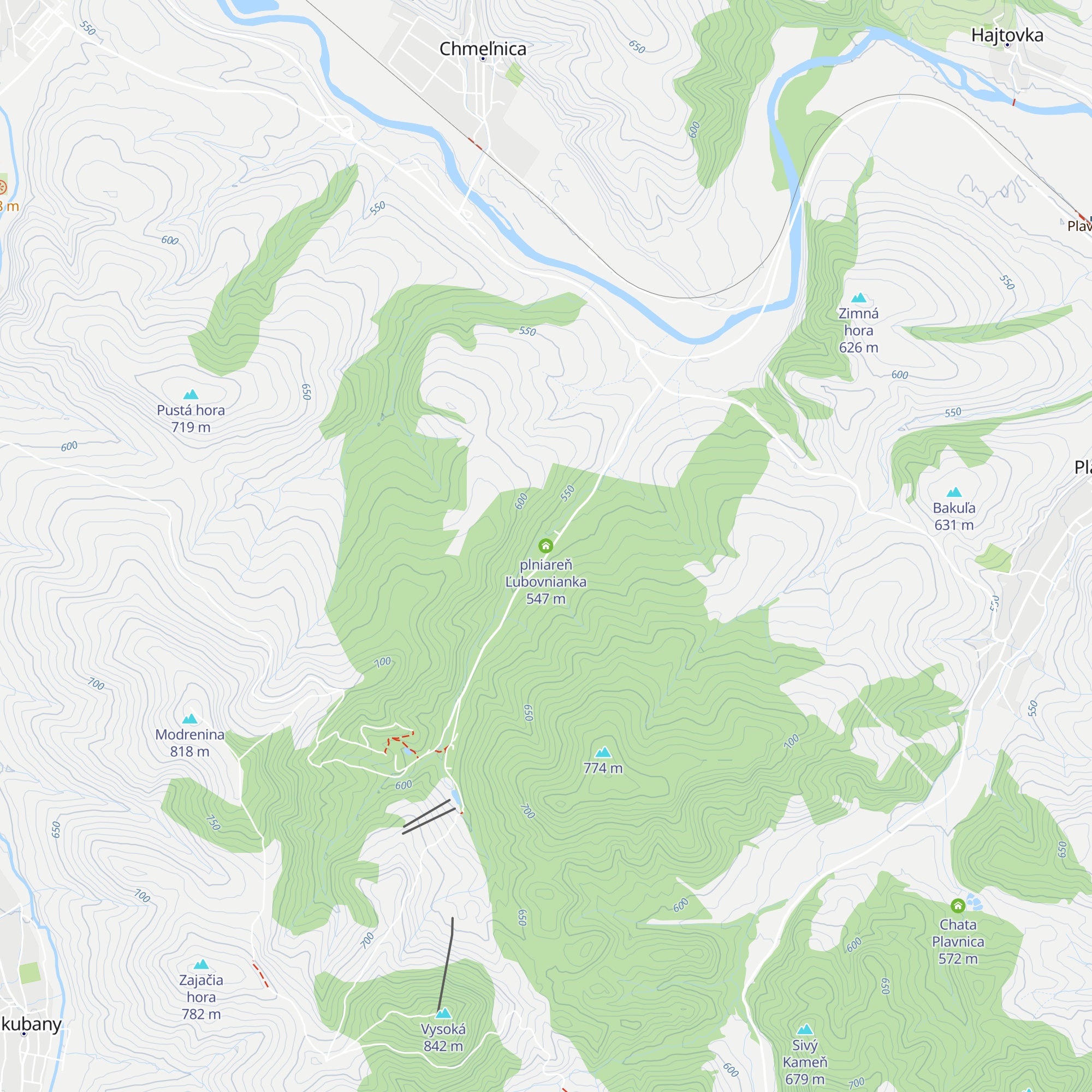 plniareň Ľubovnianka map