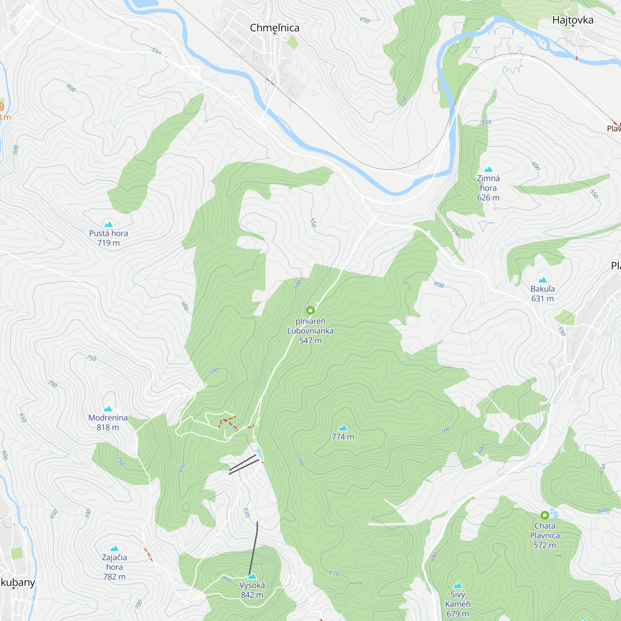 plniareň Ľubovnianka map