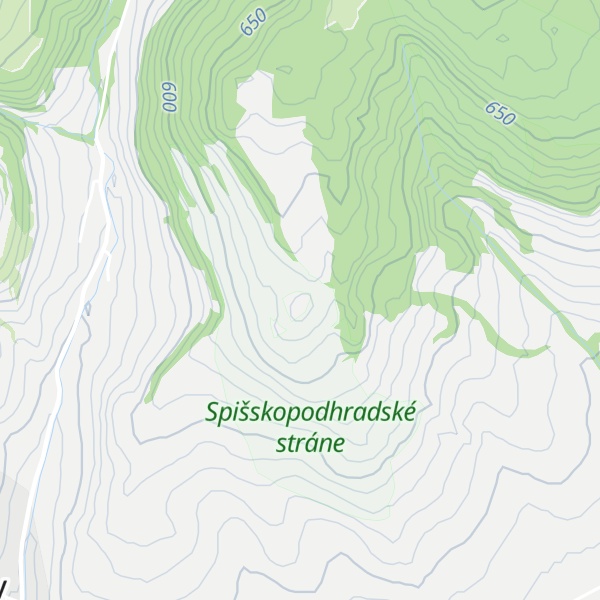 Map of Nemecká hora