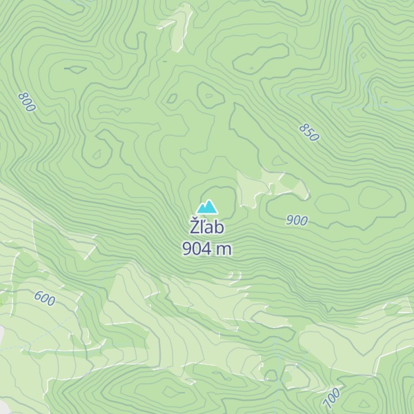 Map of Žľab